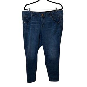 Democracy Womens Absolution Crop Jeans, In Indigo, 14 US